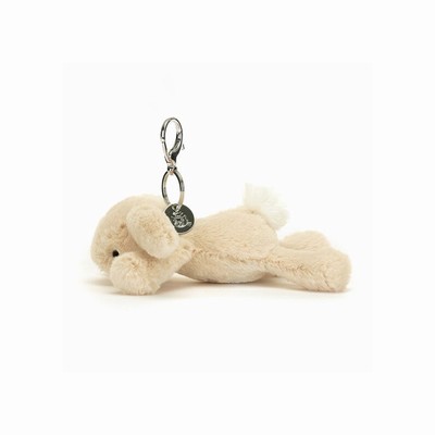 Jellycat Smudge Rabbit Bag Charm USA | 26731XJDQ